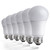 TCP 60W Equivalent LED Light Bulbs Non-Dimmable, Soft White (2700K) (Pack of 6)