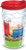 Tervis 1127116 Trains Insulated Tumbler with Wrap and Red Lid, 10oz Wavy, Clear