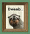 The Dweeb Sloth In Black Glasses Illustration Beautifully Upcycled Dictionary Page Book Art Print