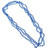 Rhode Island Novelty Blue Bead Necklace | 1 Dozen