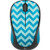 Logitech M317C 910-004508 Wireless Scroll Mouse - Teal Chevron