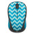 Logitech M317C 910-004508 Wireless Scroll Mouse - Teal Chevron
