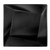 Party Essentials 10-Count Hard Plastic 10.75" Twisted Square Dinner Plates, Black