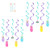 10 Llama Dizzy Danglers with Party Planning Checklist