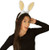 Loftus International Loftus White Easter Bunny Ears with Sequins Headband, White, One Size Novelty Item
