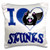 3dRose I Heart Love Skunks Cartoon - Pillow Case, 16 by 16-inch (pc_102154_1)
