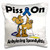 3dRose pc_115781_1 Piss On Ankylosing Spondylitis Awareness Ribbon Cause Design-Pillow Case, 16 by 16"