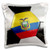 3dRose pc_181218_1 Ecuador Soccer Ball Pillow Case, 16" x 16"