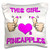 3dRose pc_185778_1 This Girl Loves Pineapples Pillow Case, 16 x 16