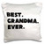 3dRose pc_192718_1 Best Grandma Ever Pillow Case, 16 x 16