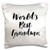 3dRose pc_219515_1 Phrase Worlds Best Grandma Pillow Case, 16" x 16"