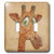 3dRose lsp_201625_2 Abstract Giraffe, toon Double Toggle Switch