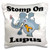 3dRose Elephant Stomp on Lupus Awareness Ribbon Cause Design-Pillow Case, 16 by 16" (pc_114588_1)