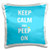 3dRose Keep Calm and Peep on-Pillow Case, 16 by 16" (pc_218816_1)