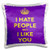 3dRose pc_157422_1 I Hate People But I Like You - Pillow Case, 16 by 16"