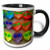 3dRose 92636_4"Alien Head Rings for Sale, Roswell, New Mexico-US32 JMR0112-Julien McRoberts" Two Tone Mug 11 oz Black/White