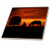 3dRose 3D Rose Cowboy Campfire with Horse on a Hill at Sunset has a Western Feel. - Ceramic Tile, 8-inch (ct_173217_3), 8"