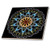 3D Rose Asia Buddha Mandala Symbol Ceramic Tile Multicolor
