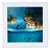 3D Rose Wonderful Marlin in A Fantasy Underwater World Quilt 10 x 10