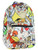 Looney Tunes Cartoon Character Faces Allover Print School Travel Laptop Backpack