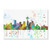 Seattle Washington Skyline Mclr-1 by Marlene Watson, 12x19-Inch Canvas Wall Art