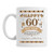 60th Happy Birthday Gift Mug Present for 60 Men 10oz Coffee Mug