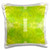 3D Rose pc_62503_1" Huge Chartreuse Swirly Design Pillow Case 16" x 16"