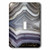 3dRose lsp_229623_1 Gray Banded Agate, Quartzsite Single Toggle Switch, Grey