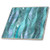 3dRose Blue and Turquoise Abstract Glamorous Stripes Ceramic Tile, 12"