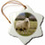 3dRose orn_82763_1 UK, England, Cotswold Sheep Farm Animal EU33 DSI0055 David Slater Snowflake Ornament, Porcelain, 3-Inch