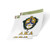 Desert Cactus Alpha Kappa Lambda Crest & Letter 2-Pack Sticker Decal Greek for Window Laptop Computer Car AKL (Crest Sticker)