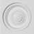 Ekena Millwork PB04X04X01NE-CASE-2 W x 4 3/8" H x 1 1/8" P Nexus (2-Pack) Plinth Block 4 3/8" W x 4 3/8" H x, Primed White