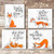 Fox Wall Art Prints (Set of 4) - Unframed - 8x10s | Woodland Nursery Decor