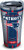 Tervis 1317661 NFL New England Patriots - Blitz Stainless Steel Insulated Tumbler with Clear and Black Hammer Lid, 20 oz, Silver