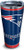 Tervis 1323186 NFL New England Patriots - Touchdown Stainless Steel Insulated Tumbler with Clear and Black Hammer Lid, 30 oz, Silver