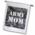 3dRose fl_15429_1 Army Mom Grey Camouflage Garden Flag, 12 by 18-Inch
