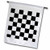 3dRose fl_44676_1 Checkered Black and White Squares Art Garden Flag, 12 by 18-Inch