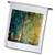 3dRose fl_80628_1 Picture of Monet's Painting Weeping Willow Garden Flag, 12 by 18-Inch