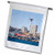3dRose fl_96007_1 Seattle Space Needle Skyline from Elliott Bay US48 Jwi1493 Jamie and Judy Wild Garden Flag, 12 by 18-Inch