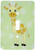 3dRose lsp_6103_1 Green Baby Giraffe Single Toggle Switch, Multicolor