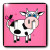 3dRose lsp_6095_2 Happy Cow Girl Double Toggle Switch Multicolor