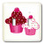 3dRose lsp_35915_2 Pair Of Cupcakes Double Toggle Switch