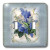 3dRose lsp_37379_2 Victorian Lavender Floral Double Toggle Switch