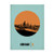 Trademark Fine Art Chicago Circle Poster 1 by NAXART, 18x24, Multiple Colors