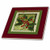 3dRose ct_108377_3 Holly Berry Branch, Merry Christmas-Ceramic Tile, 8-Inch