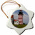 3dRose ORN_90625_1 West Quoddy Head Lighthouse State Park, Maine-US20 CHA0034-Chuck Haney-Snowflake Ornament, Porcelain, 3-Inch