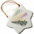 3dRose orn_115364_1 Colorful Musical Notes Musician Music Lover Design-Snowflake Ornament, Porcelain, 3-Inch