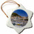 3dRose orn_139530_1 Spain, San Sebastian, Old Town Marina-Eu27 Wbi0975-Walter Bibikow-Snowflake Ornament, 3-Inch, Porcelain
