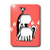 3dRose lsp_6143_6"Black and White Shih Tzu with Paw Prints" 2 Plug Outlet Cover Multicolor