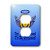 3dRose lsp_12424_6 Im Too Blessed To Be Stressed on Blue 2 Plug Outlet Cover